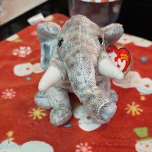 Ty Beanie Babies Elephant Plush Toy - Gray